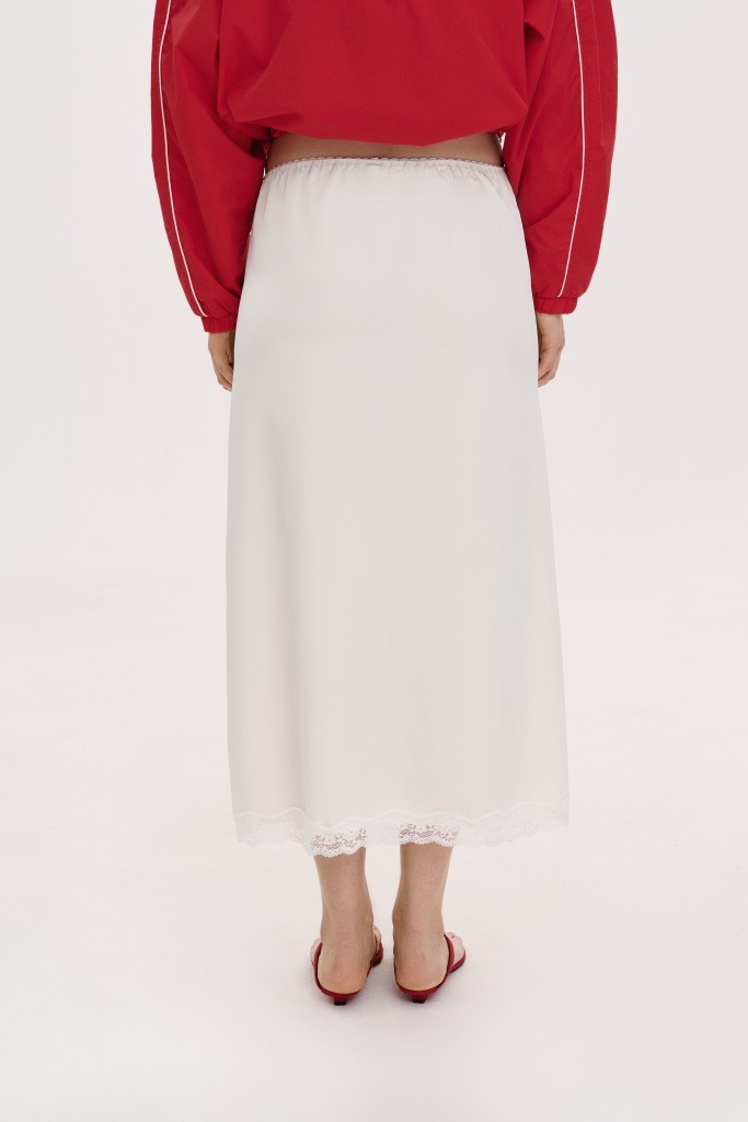 ШОВКОВА СПІДНИЦЯ ДОВЖИНИ МІДІ 1240-2 зображення 3